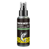 DMPT Fish Attractant bottle close-up showing versatile attractant for marine and freshwater fishing
