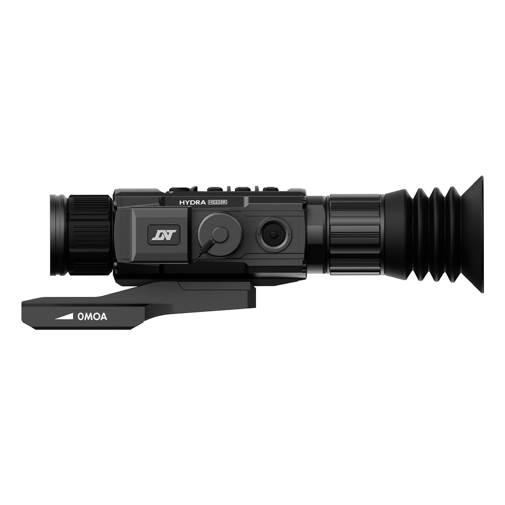 DNT Optics HS225R front view shows compact rugged thermal scope for field use.