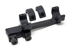 DNZ Freedom Reaper rail in black finish for quick mounting and reliable alignment.