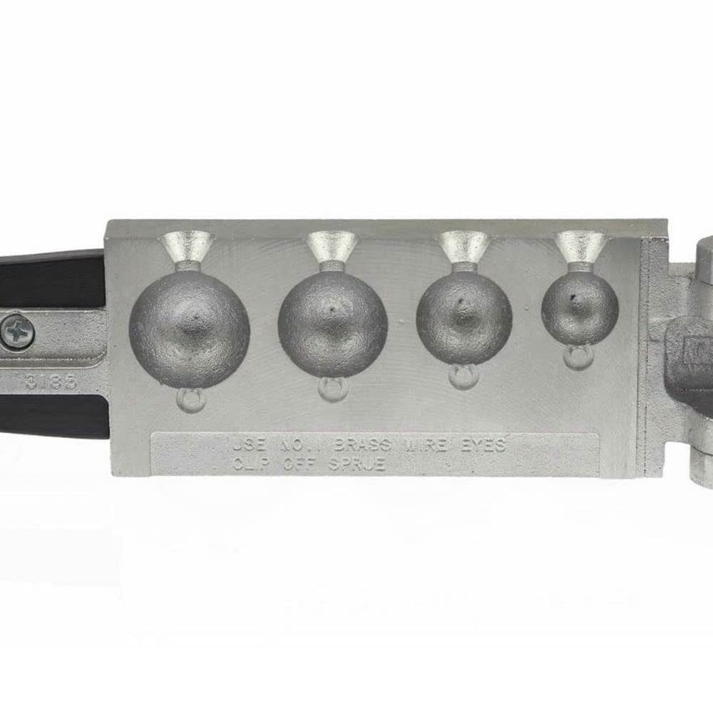 Do-It cannon ball sinker mold used to cast 1–4 oz weights for deep-water rigs.