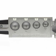 Do-It cannon ball sinker mold used to cast 1–4 oz weights for deep-water rigs.