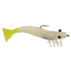 DOA scented shrimp 3-inch glow/chart lure ideal for long casts and shoreline fishing