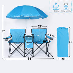 DOALBUN chair with cup holders keeps beverages and devices within reach.