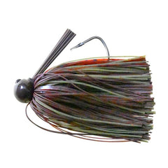 Dobyns Rods Extreme Jig 3/8 oz with Gamakatsu 4/0 hook in RT Brown/Green Pumpkin