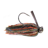 Close-up image of DOBYNS RODS JIG 3/8 OZ Craw Daddy with color skirts