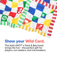 Dock & Bay Beach Towel is compact and lightweight with bag for travel