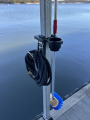 DockBloxx Ultimate Wash Station cup holder keeps drinks secure while you work