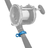 DocksLocks fishing rod lock installed on a rod for secure unattended storage