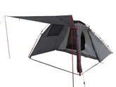 DOD Moto 1Pull tent two-room vestibule supports gear storage and easy access