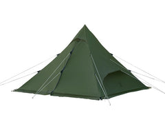 DOD RX Pyramid Tent exterior view highlighting durable all-season camping shelter.