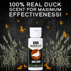 DogBone training ball with duck scent boosts scent-triggered retrieves.