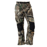 DOING SOMETHING GREAT Ella 3.0 Pant front view in Realtree APX — windproof warmth for chilly mornings.