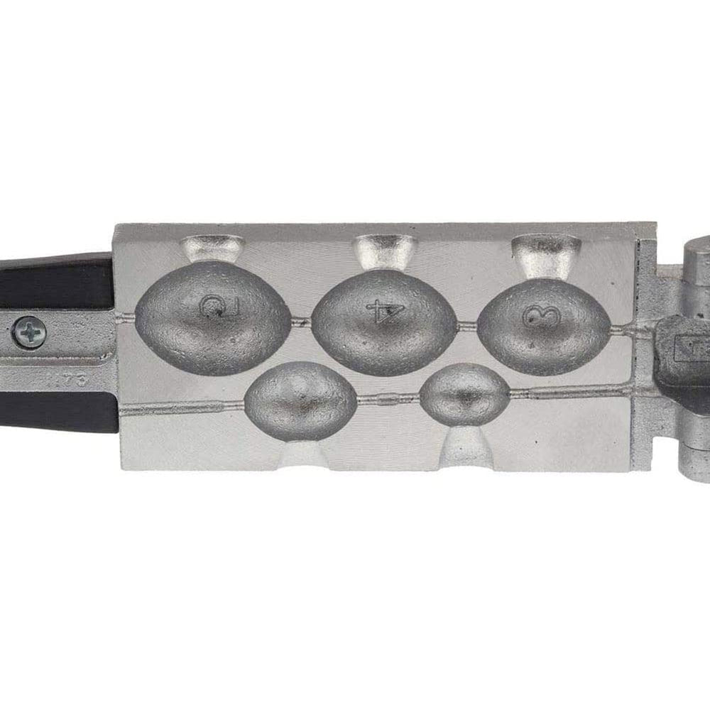 DOIT egg sinker mold EG-5-LA gray 1oz cavity for stealthy bait rigs.