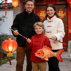 DOITOOL lantern holder with LED stick ready for DIY lanterns and celebrations