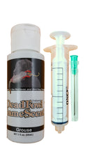 Dokken Grouse Game Kit Injector packaging showing contents for training.