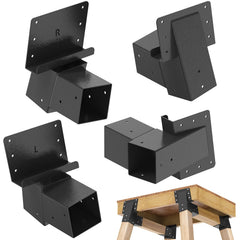 Dolibest deer stand brackets side view showing sturdy frame for reliable perch.