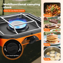 Dollate windproof design keeps flames steady outdoors