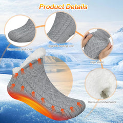 Dolodomy USB heated socks worn at home for movie nights and gaming comfort