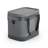 Dometic Recon softsided ZL 17L cooler in silt, front view highlighting compact portability.