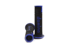 DOMINO A450 blue-black grip pack image shows two grips for easy installation