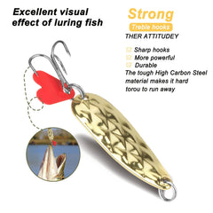 Mirror-bright DONQL spoon lures showing lifelike swimming action