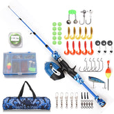 Doorslay kids fishing rod telescopic, adjustable for growing junior anglers