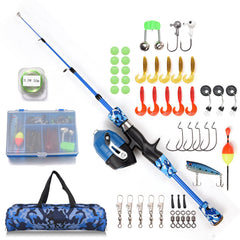 Doorslay kids fishing rod telescopic, adjustable for growing junior anglers