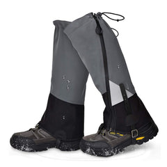Doorslay Snake Chaps gaiters front view for hiking with waterproof protection