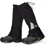 Doorslay Snake Chaps waterproof gaiters shield legs during rugged hiking adventures.