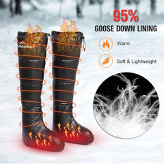 Doorslay windproof thermal booties block gusts while indoors or outside