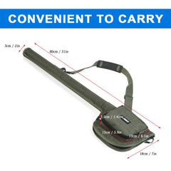 Water-resistant canvas material of Doorslay fishing bag
