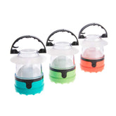 Dorcy 4 LED mini lantern pack provides portable outdoor lighting for camping.