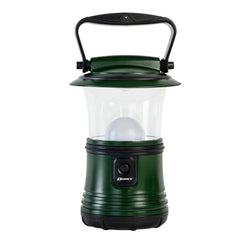 Dorcy Adventure 500-Lumen 3D LED lantern front view for bright campsite illumination.