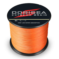Dorisea Extreme Braid color variety on line spools supports long-lasting camouflage.