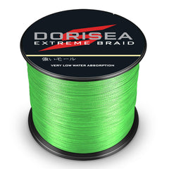 Dorisea Extreme Braid four-strand PP fiber closeup shows ultra-strong construction
