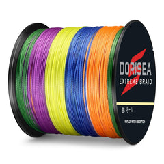 Dorisea Extreme Braid zero stretch improves bite detection and sensitivity.