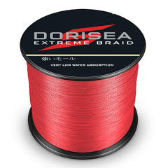 Dorisea Extreme Braid on-spool view showing color protection technology