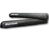 DORSAL round crossbar pads 20inch top view showing secure no-slip grip for surfboards