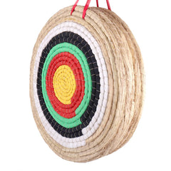 Dostyle traditional straw archery target front view for durable at-home practice.