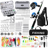 DoubleFill telescopic rod offers easy transport and versatile fishing.