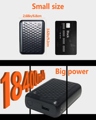 Doubern Official graphene heated parka battery pack shows compact 18400 mAh power
