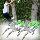 DOUSHIDA pole climbing spikes setup for quick attachment and secure grip.