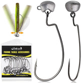 Dovesun Ned Rig jig head 1/16oz (1.75g) with 1/0 hook in a 15-pack