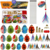 Dovesun spinner making kit contents in a storage box