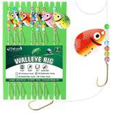 Dovesun Walleye Rigs 16lb spinner rig close-up