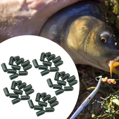 Dovewill swivels covered with beads for secure, streamlined carp rigs.