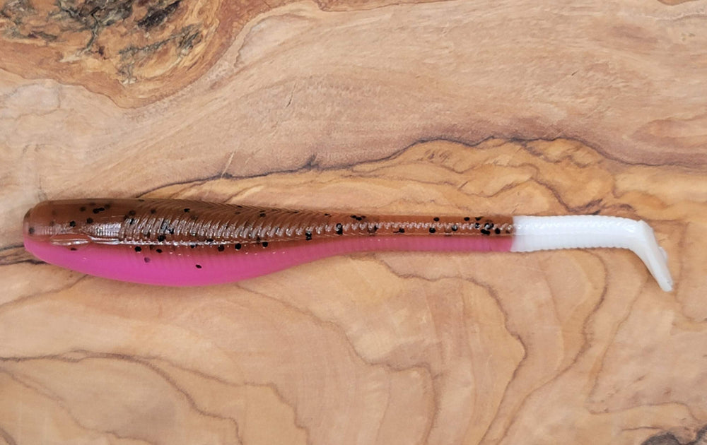 Front view of Down South Lures Southern Shad 4.5in paddle tail swimbait