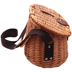 DPDPD trout creel with ventilated mesh design for air flow and quick access