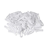 dPois 100Pcs mini carabiner buckles in packaging for projects