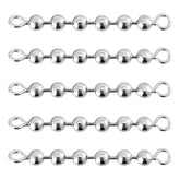Dr.Fish stainless steel bead chain swivels with 6 beads